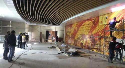 范迪安 白曉剛創(chuàng)作壁畫 延安文藝 永恒華章 在延安文藝紀念館落成